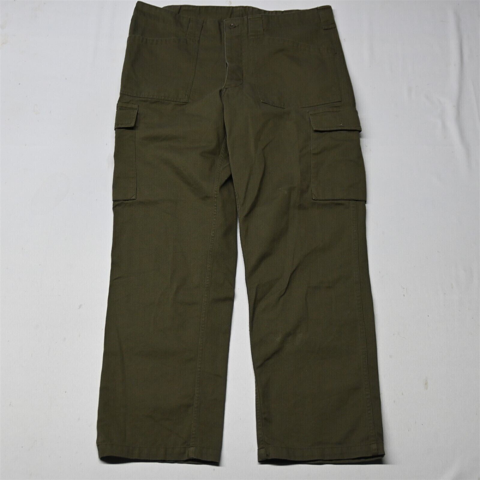 Vtg Austrian Army Heereseigentum Slama Wien 2000 36x32 Green Vtg Austrian Army Heereseigentum Slama Wien 2000 36x32 Green