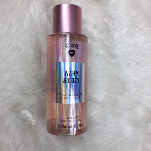 Victoria’s Secret PINK Warm and Cozy Body Shimmer Mist And Body Lotion Set NWT