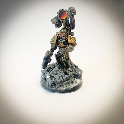 30k 40K Compatible Proxy Iron Warriors Legion Master Of Signals ( conversion)
