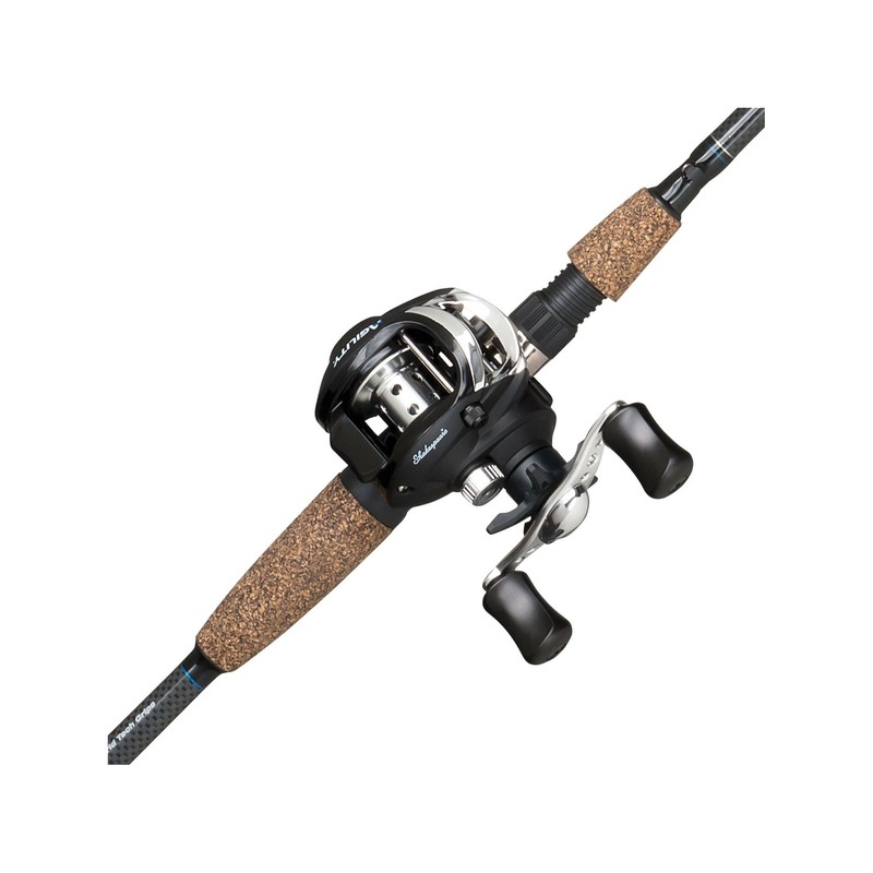 Agility Low Profile Baitcast Reel and Fishing Rod Combo Lightweight Durable