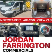 2021 FORD TRANSIT CUSTOM 320 LWB L2 H1 130PS CREW VAN *AIR-CON* *NEW WET-BELT*