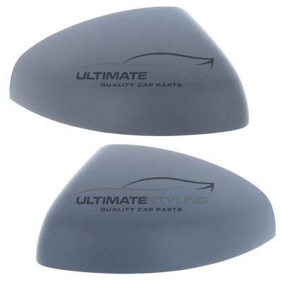 Audi A1 2010-2015 Door Wing Mirror Cover Cap Case Primed 1 Pair Left & Right