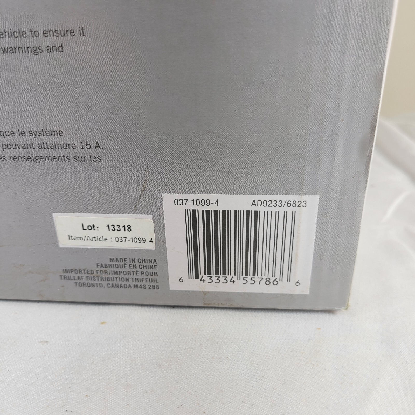 AutoTrends 12V Car Food Warmer 3-Ltr #037-1099-4 open box