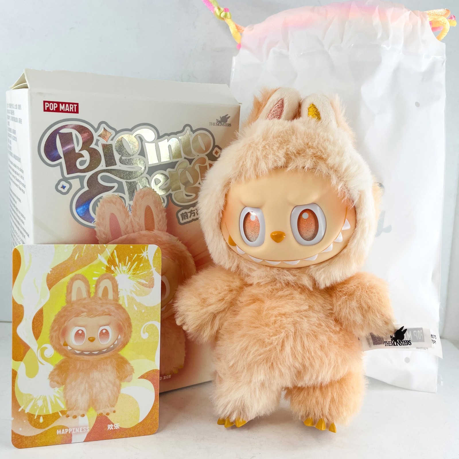 POP MART Labubu The Monsters Big Into Energy Happiness Plush