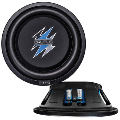 BXS10D4 Brutus Shallow Mount Subwoofer (Black)   10 Inch Subwoofer, 400 Watt,...