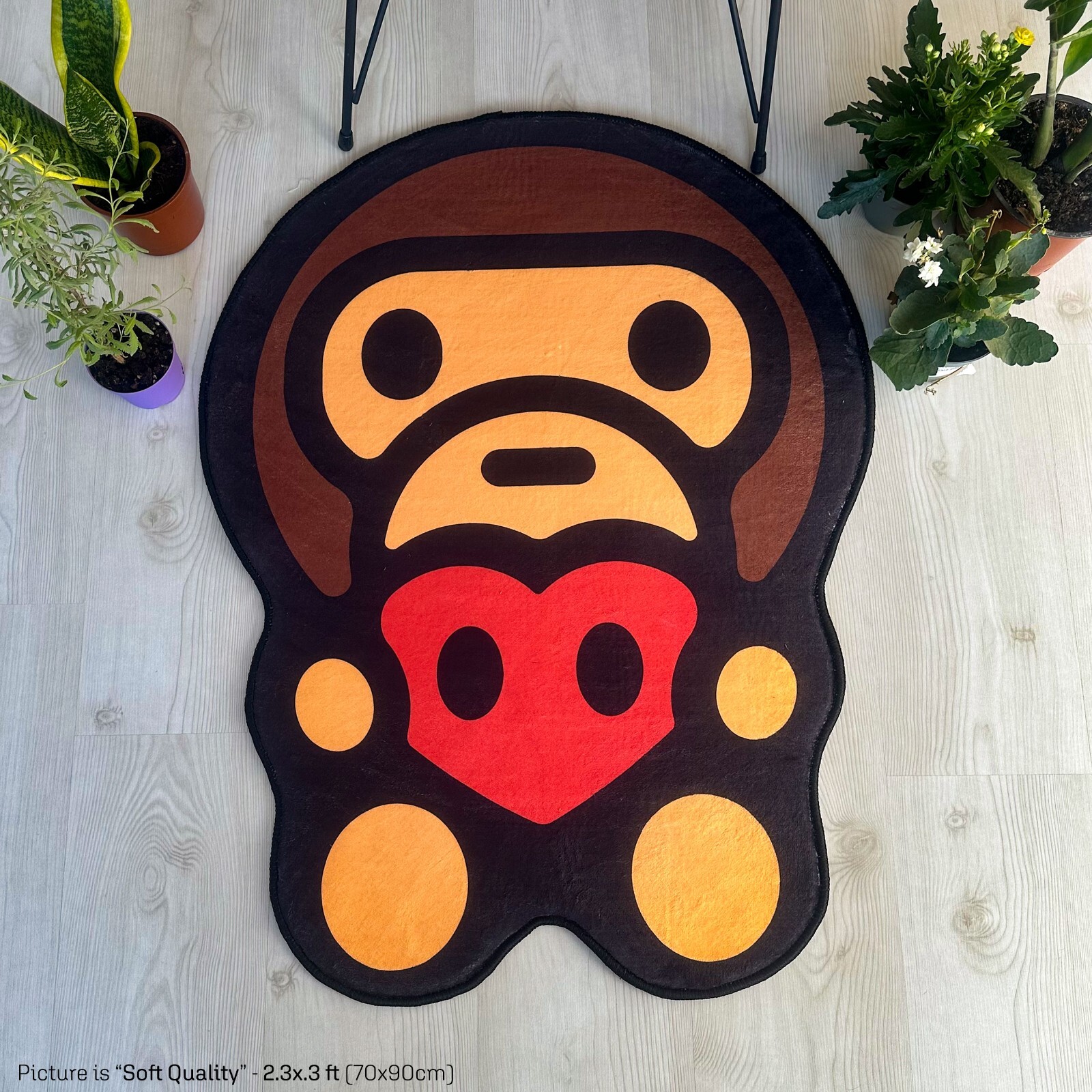 BAPE BABY MILO ALL BABY MILO RUG ラグマット BABY MILO RUG MAT | bape.com