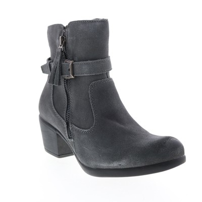 

Женские серые замшевые ботильоны и ботильоны на молнии Earth Origins Tori 7, Серый, Earth Origins Tori