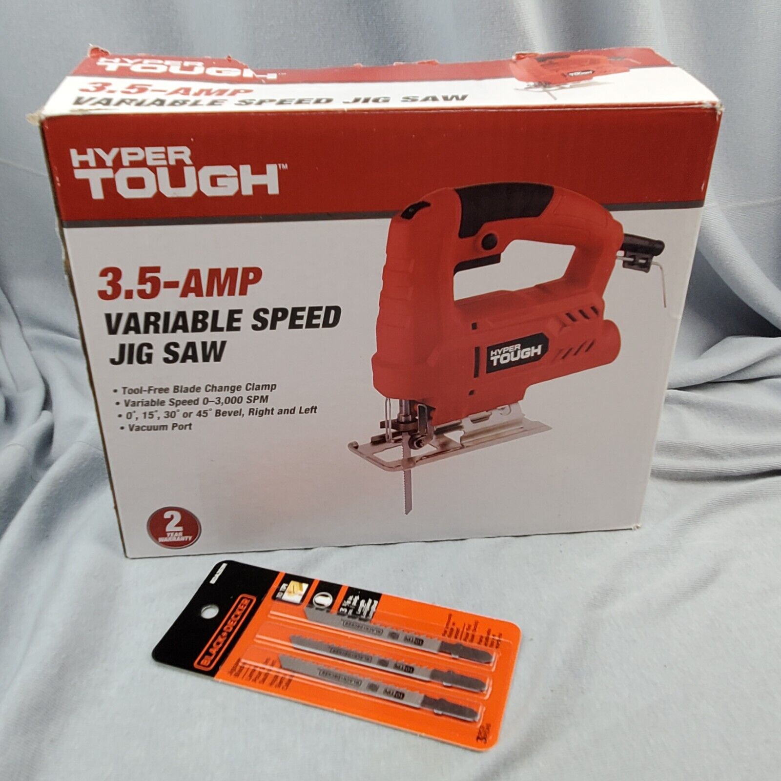 Hyper Tough 3.5-Amp Corded Jig Saw, JS55G1B Hyper Tough 3.5-Amp Corded Jig Saw, JS55G1B