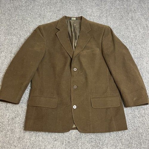 Structure Suit Jacket Mens 42R Brown Button Front Lined Blazer