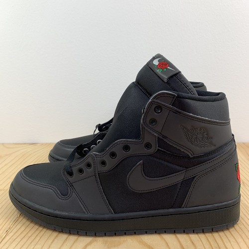 Nike Air Jordan 1 Retro High OG Size 10.5 Womens Rox Brown Black Red Roses