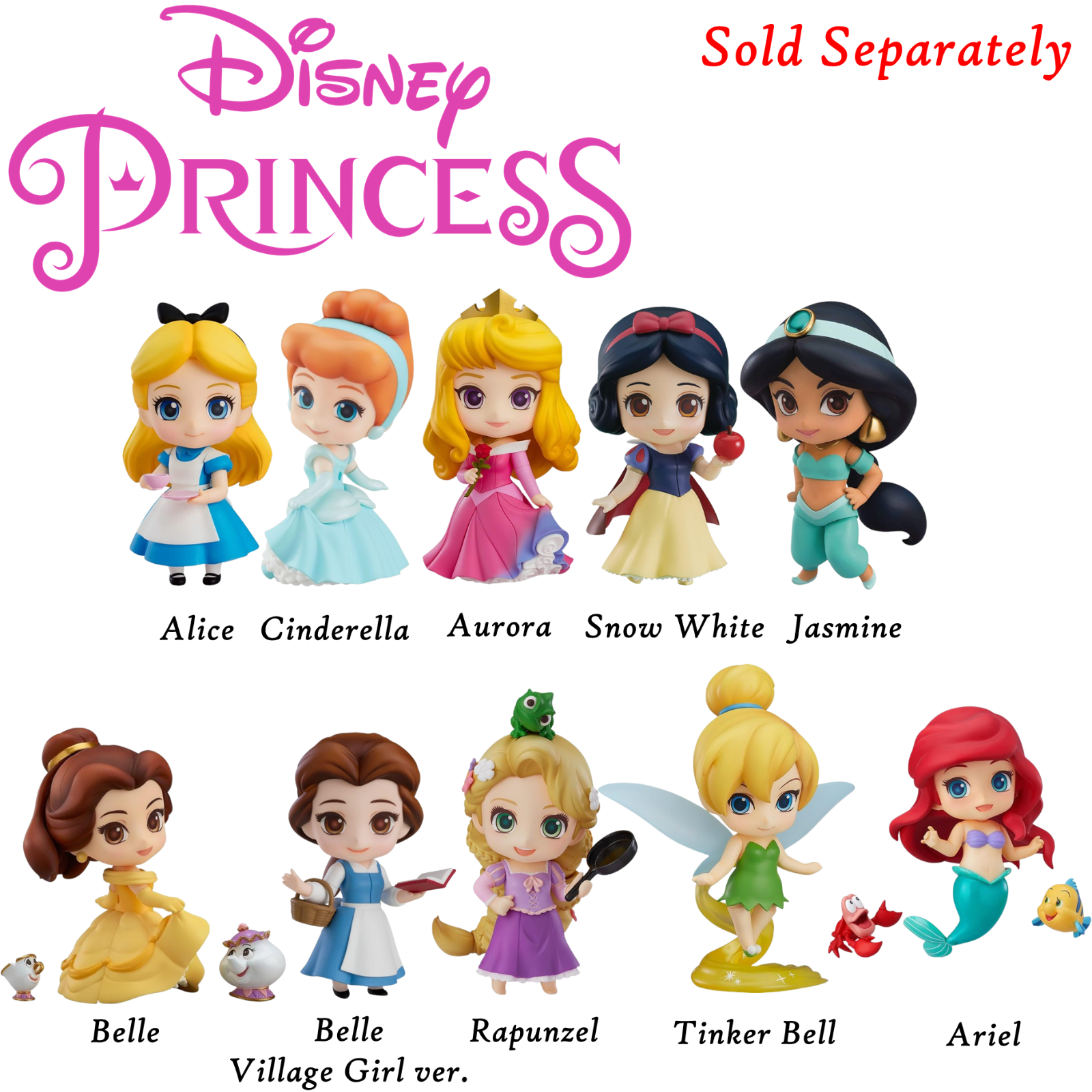 Nendoroid Disney Princess Animation Movie Action Figure Good
