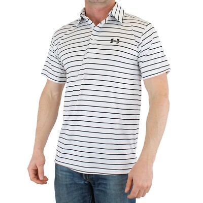 Under Armour Men's Playoff Polo 1327037 Quick Dry Short Sleeve Golf Shirt SPF40