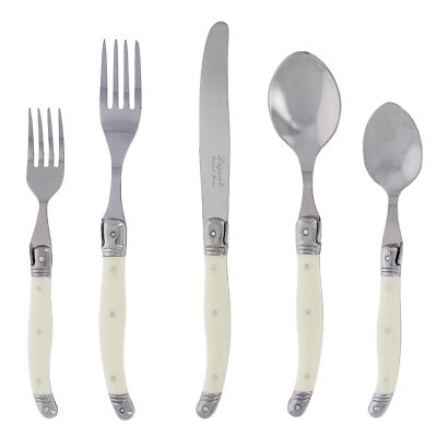 Laguiole 20 Piece Flatware Set – Stainless Steel Cutlery Set – Dishw