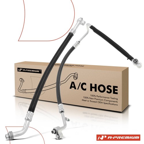 2pcs A/C Refrigerant Suction & Discharge Line for Chevy Silverado 2003 2005 GMC