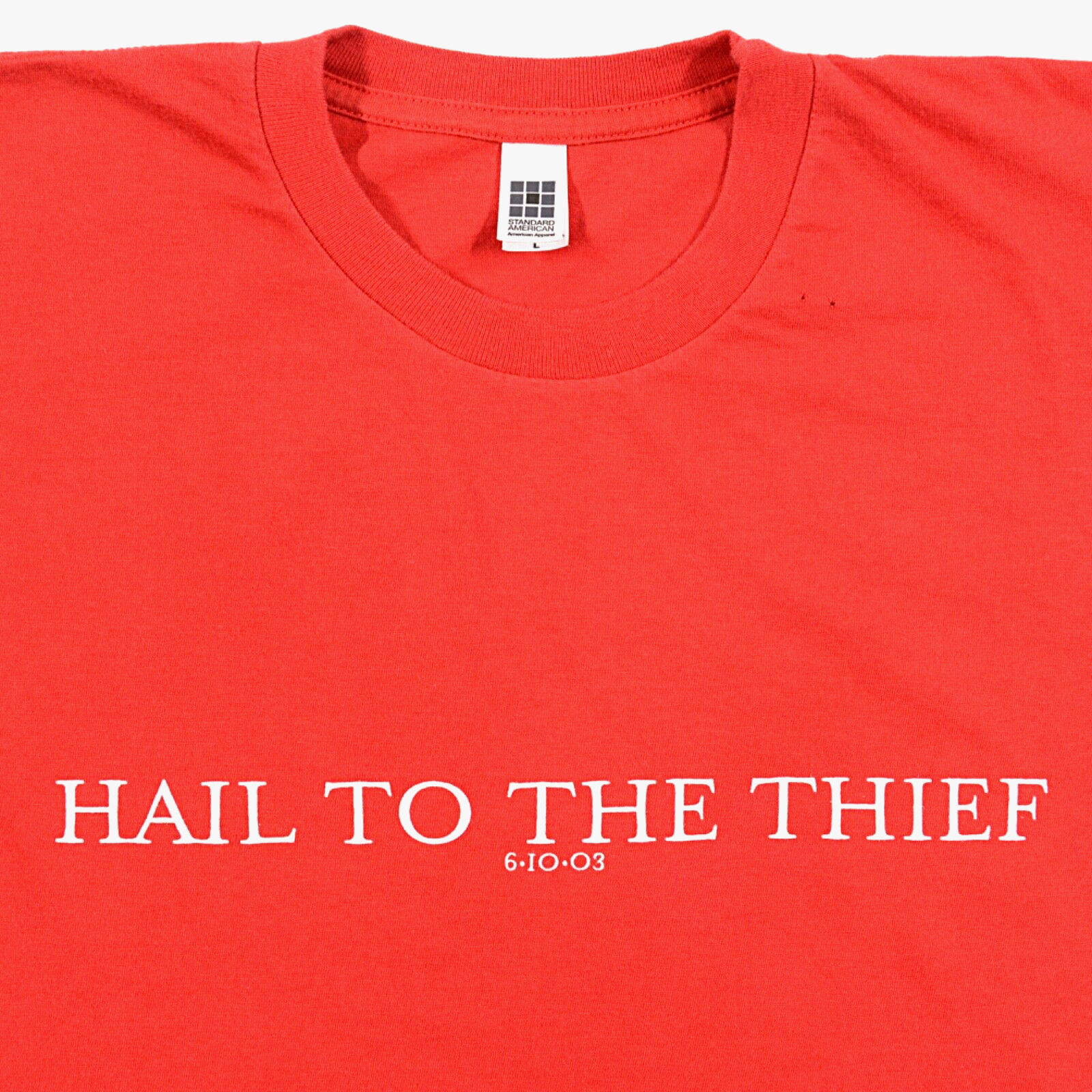 Radiohead Hail to the Thief Tシャツ　オフィシャル 03s ''Radio head'' Hail to the Thief T-shirt – KIARIS