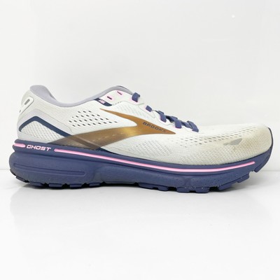 

Brooks Womens Ghost 15 1203801D492 Белые кроссовки Кроссовки Размер 8 D, Белый, Ghost 15