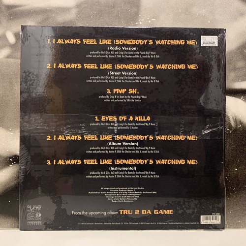 TRU - I ALWAYS FEEL LIKE ( SOMEBODY'S WATCHING ME ) 12" SINGLE SEALED ...