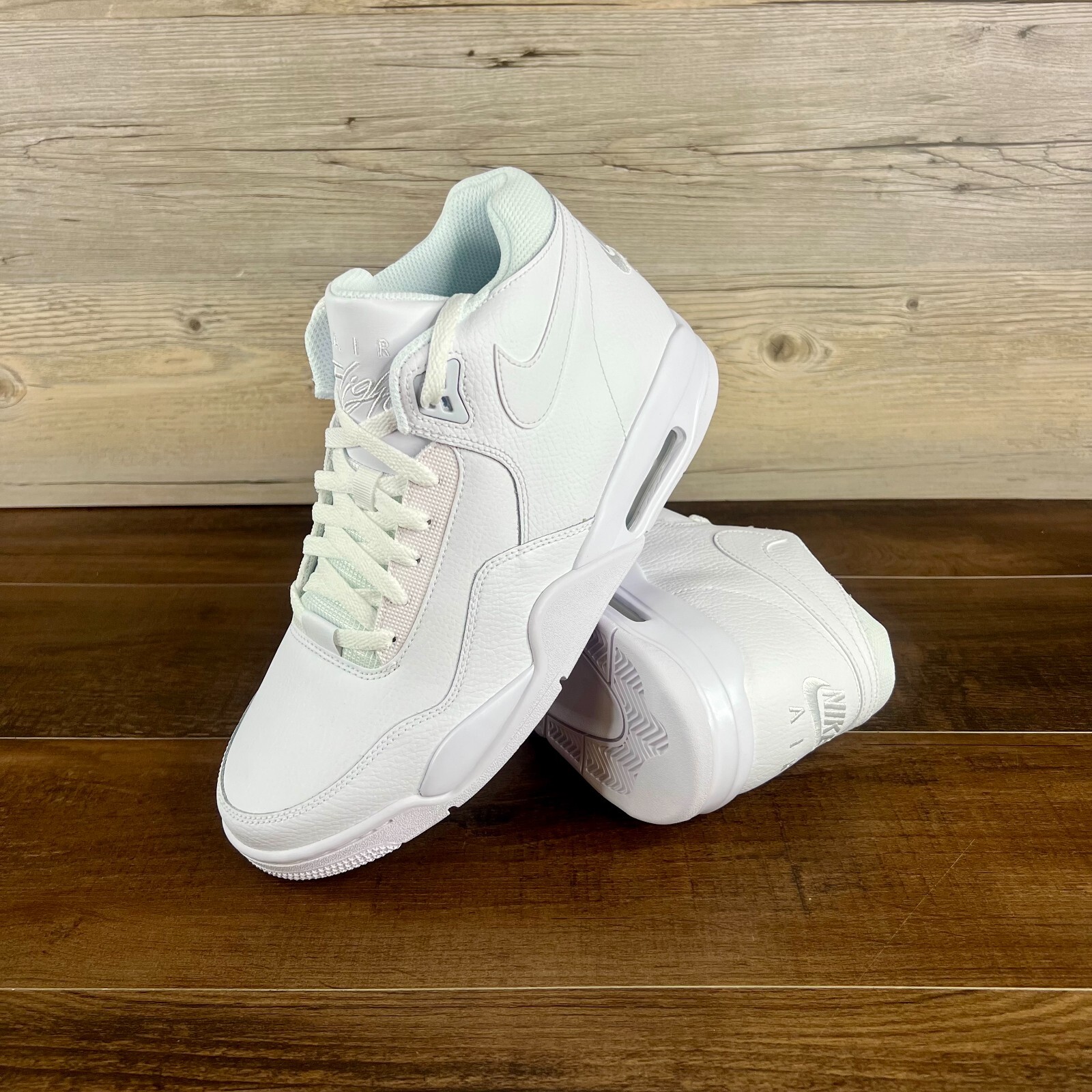 Nike Flight Legacy Mens Size 12 Triple White BQ4212 101 | eBay