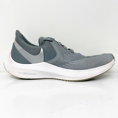 Женские кроссовки Nike Air Zoom Winflo 6 AQ8228-002 серые кроссовки размер 7,5