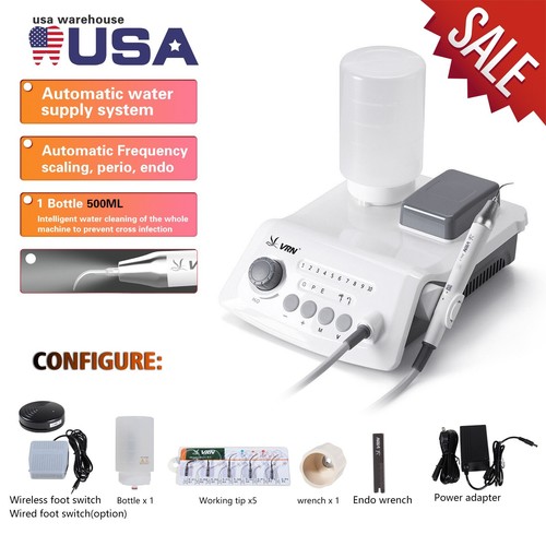 LED Dental Ultrasonic Piezo Scaler handpiece Bottles Fit EMS Cavitron Woodpecker