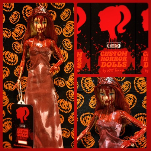 Carrie White CUSTOM HORROR DOLL OOAK 12” Figure, Bloody | eBay