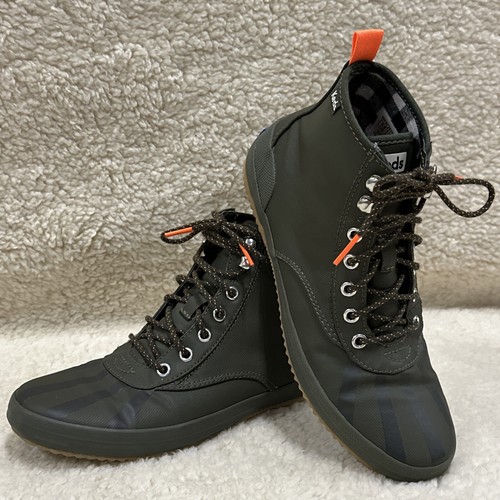 24SS人気ミドルラインブーツ【Keds】Middle line Rain Boots Keds Fielder Black Suede/Nylon Booties WH64928 | eBay