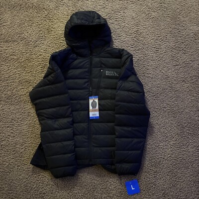 Eddie Bauer Men's Winter Jacket - Puffer Coat with Hood - Down Jacket Large