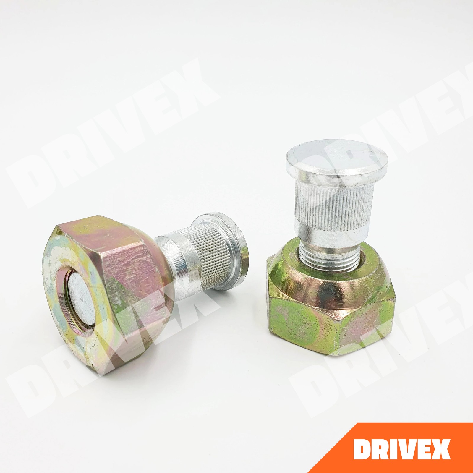 2x Wheel Stud + Nut Front Right Passenger Side For ISUZU NPR NQR NPR-HD 98-25