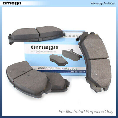 OMEGA FRONT DISC BRAKE PADS BRP0959 - BRAND NEW - GENUINE - 1 YEAR WARRANTY