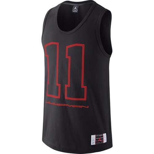

Мужская рубашка без рукавов Jordan AJXI Черная, инфракрасная 612939-010, Black/infrared