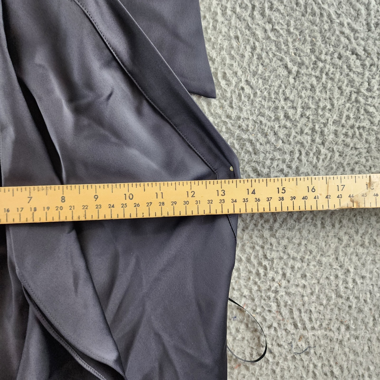 RAMY BROOK RAMY BROOK TERA RUFFLE HALTER GOWN WOMEN'S 4 NAVY HIGH-LOW HEM TIE NECK BACK ZIP