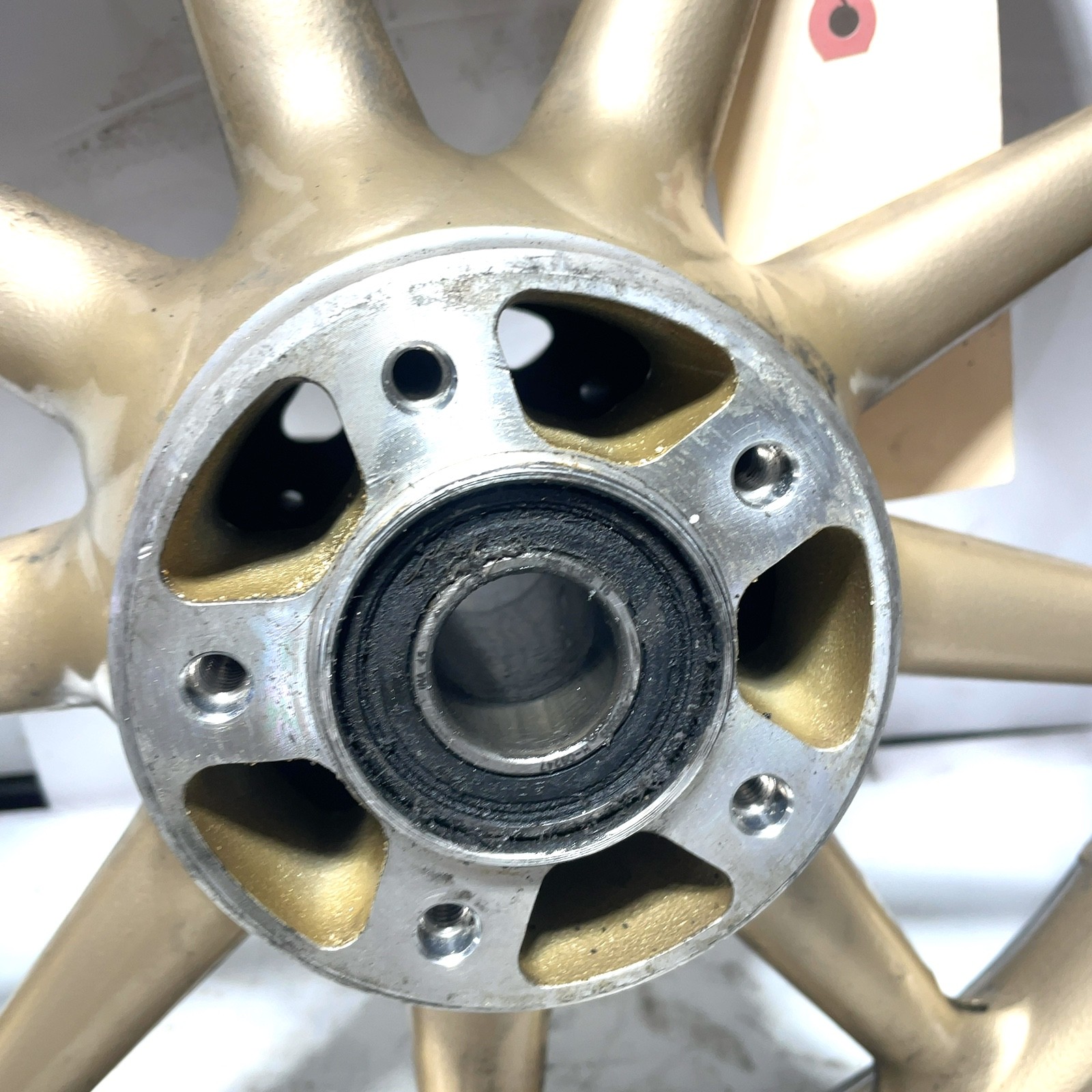 Harley Touring Front Gold 9 Spoke Wagon Wheel 100th Anniversary