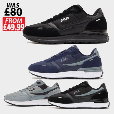 Mens FILA VALADO Trainers Shoes Sizes 6 to 12 UK BLACK NAVY GREY New eBay