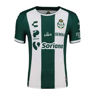 Charly Santos Laguna 2024-25 Home Jersey - Forest Green/White