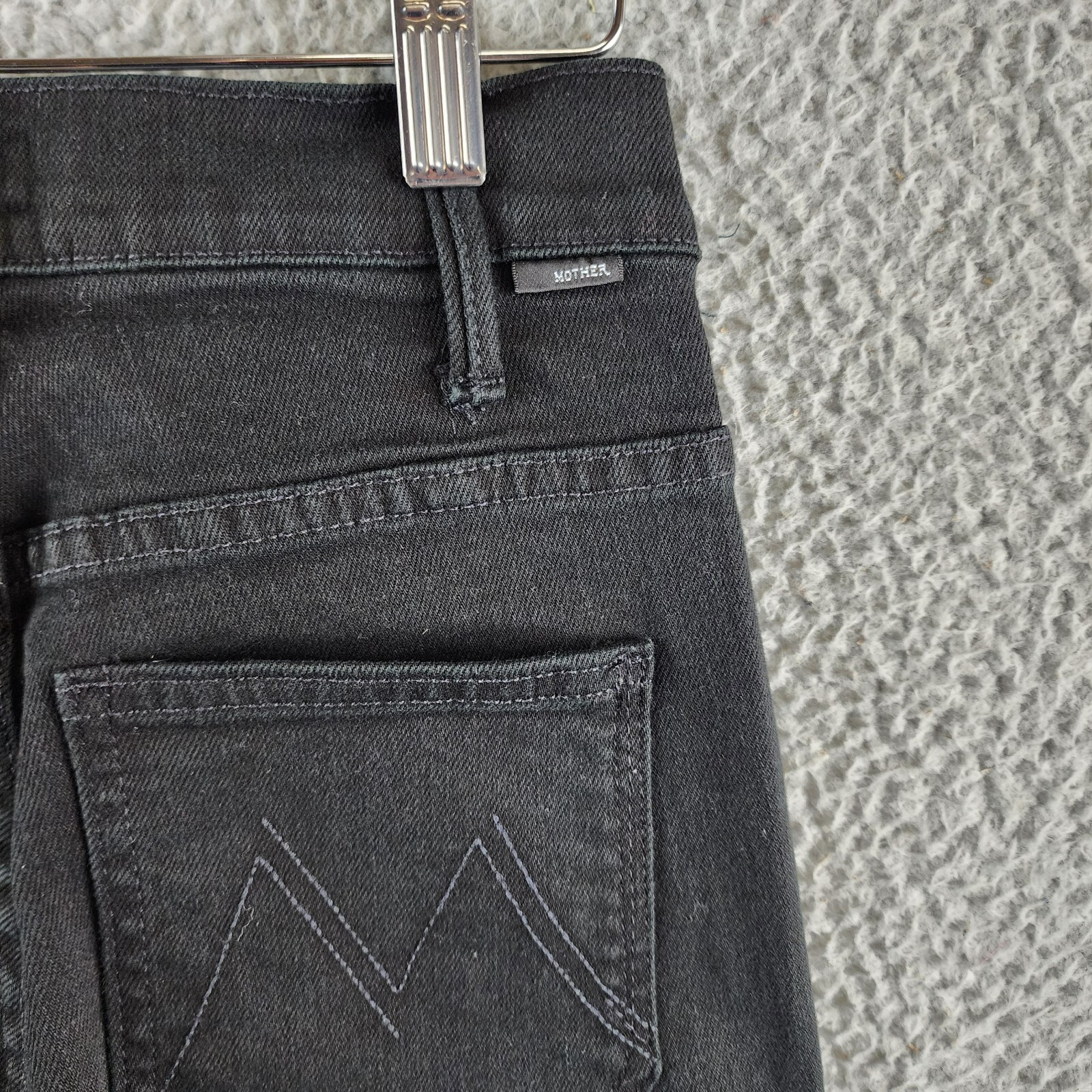 MOTHER The Patch Pocket Insider Ankle High Rise Jeans Womens 24 Pitch Button Zip - Picture 15 of 18