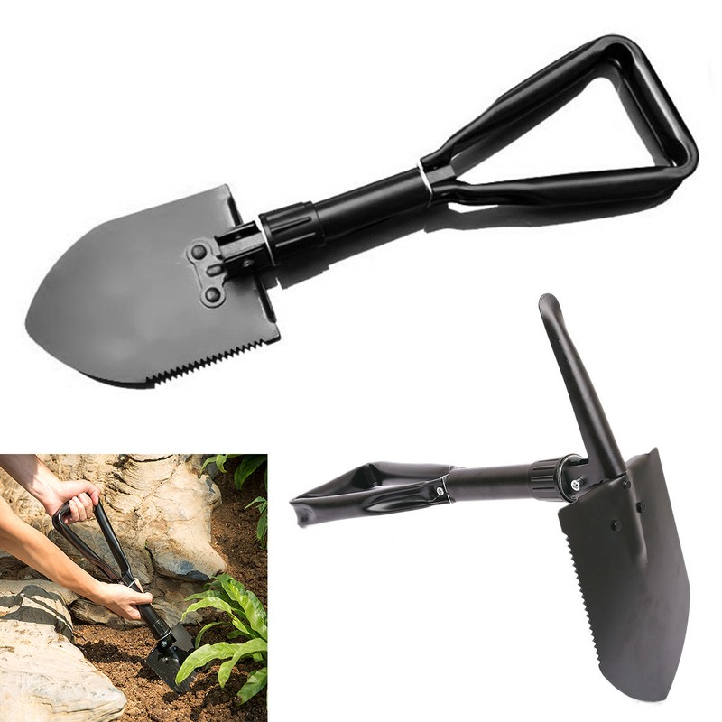 Compact Folding Shovel Spade Camping/Garden/Hiking Emergency Survival