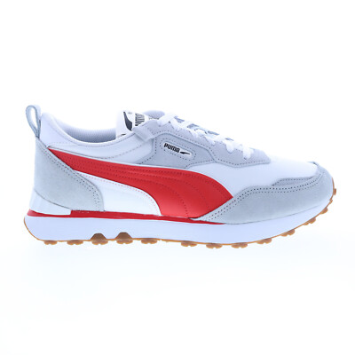 Мужские белые замшевые кроссовки Puma Rider FV Future Vintage Essentials