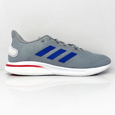 

Adidas Mens Supernova H01294 Серые кроссовки для бега Размер 9.5, Серый, Supernova