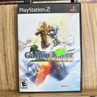 Gallop Racer 2006 Sony PlayStation 2 PS2 CIB Complete Video Game Black Label