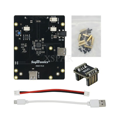X820 V3.0 HDD/SSD SATA Expansion Board for Raspberry Pi 3B+/2/3B Expansion Board