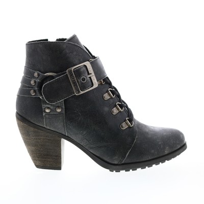 

Harley-Davidson Ashland D84491 Женские серые кожаные ботильоны и ботильоны, Серый, Harley-Davidson Ashland