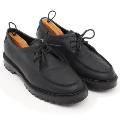 MHL. slovair チロリアンシューズ UK8 MHL. Margaret Howell Solovair Black Leather Mocassin Blucher