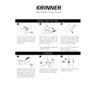 Krinner Tree Genie Large Christmas Tree Stand (New with Water Level Indicator)