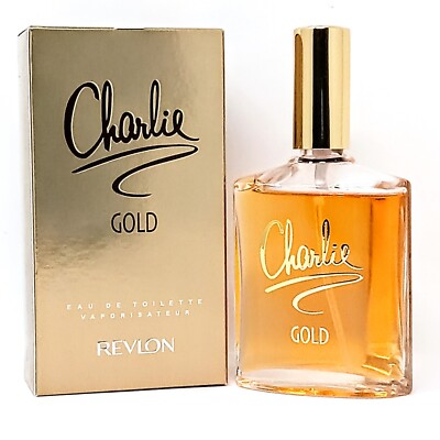 Revlon Charlie Gold 3.4oz - Warm Spicy EDT Women, New Box