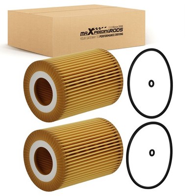 Engine Oil Filter Kit for Mercedes GL350 GLE350d ML350 2007-2016 HU821x