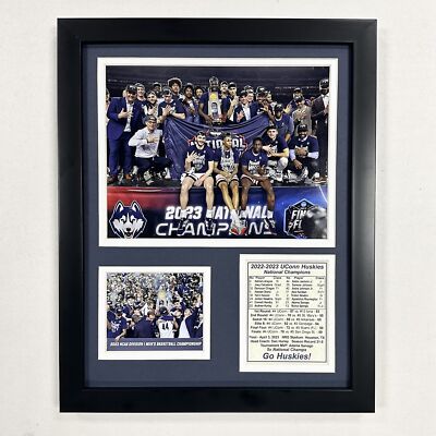 UConn Men's Basketball | 2022-2023 National Champions | Framed Photo Collage ...