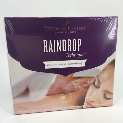 Young Living Raindrop Technique Essential Oil Collection Kit Brand New & Sealed!