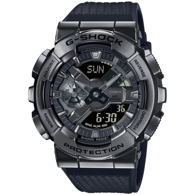 Pre-owned Casio G-shock Gm110 Metal Black Watch - Brand