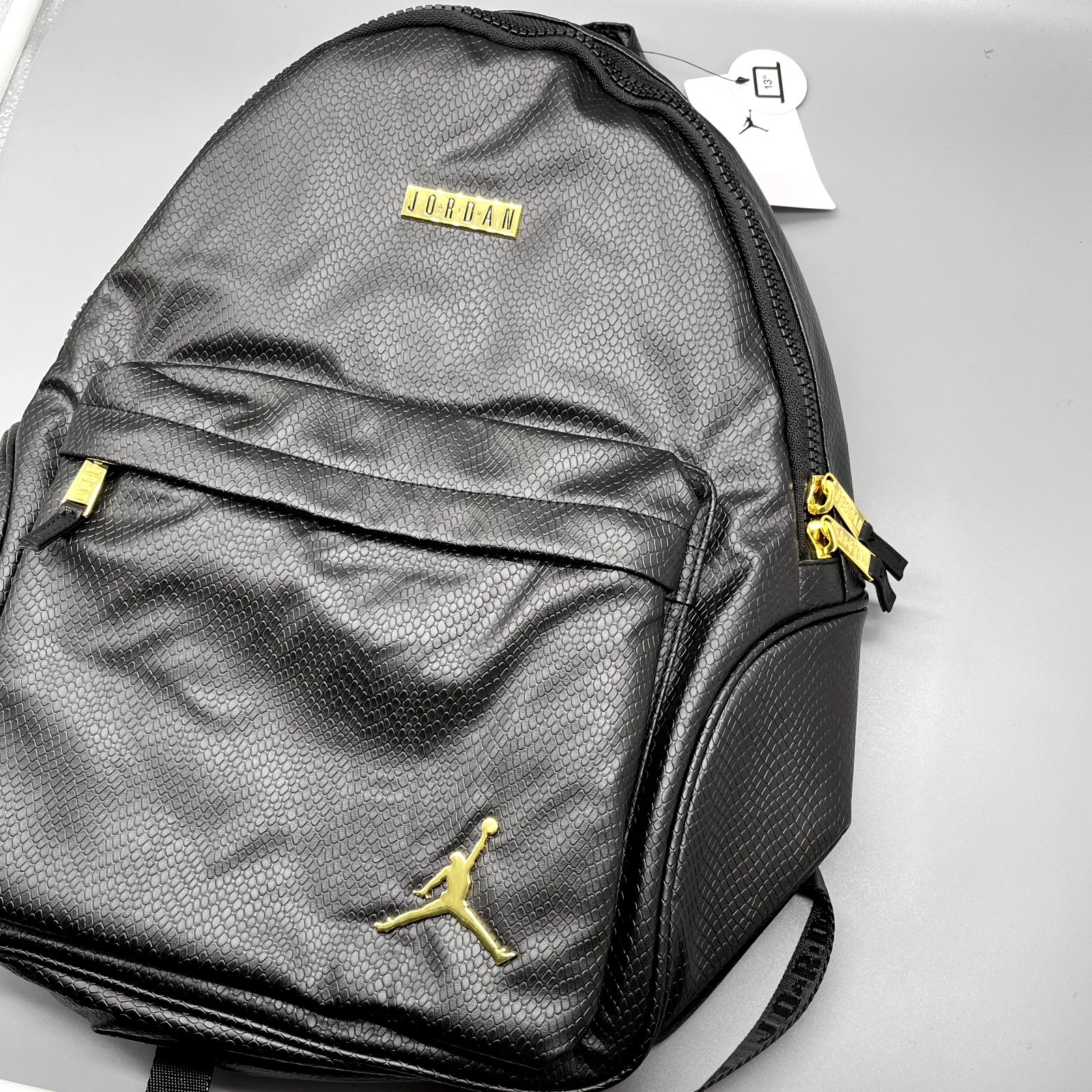 Nike AIR JORDAN FAUX LEATHER REGAL BACKPACK -Black/Gold -Monogram 9A0136-429 NWT | eBay Nike AIR JORDAN FAUX LEATHER REGAL BACKPACK -Black/Gold -Monogram 9A0136-429 NWT | eBay