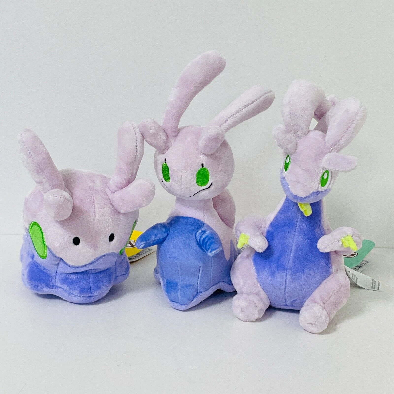 Pokemon Sitting Cuties Plush Goomy Sliggoo Goodra Stuffed Pokemon Sitting Cuties Plush Goomy Sliggoo Goodra Stuffed